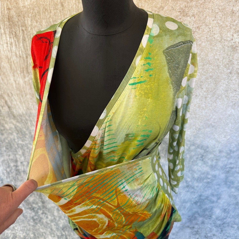 Simply Art by Dolcezza Abstract Print Top - M - Picture 5 of 8